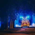 Ambulance of emergency medical service
