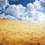 Sand in desert